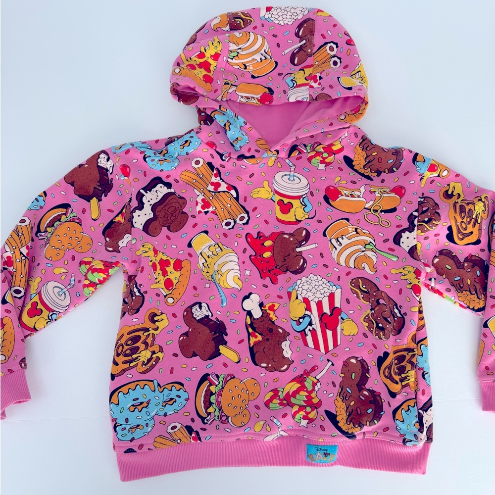 Disney Eats Hoodie Kids Size 7/8